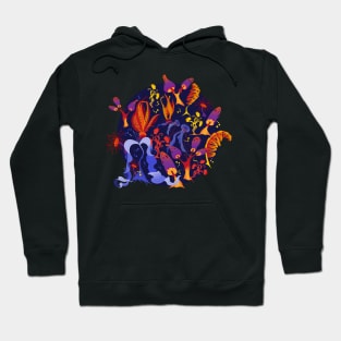 Extraterrestrial garden - dark Hoodie